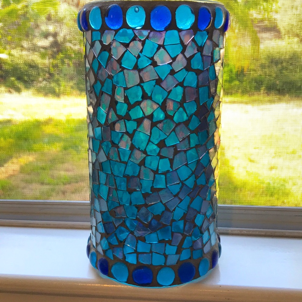 Mosaic Candle Holder
